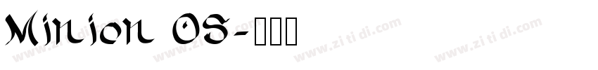 Minion OS字体转换